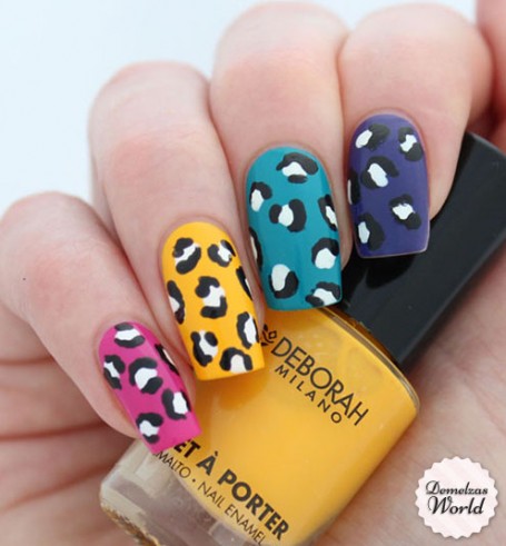 Leopard Manicure Nail Art for DM