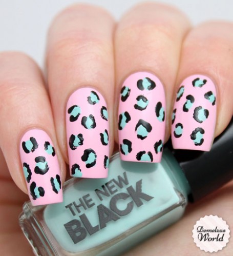 The New Black Leopard Manicure Nail Art