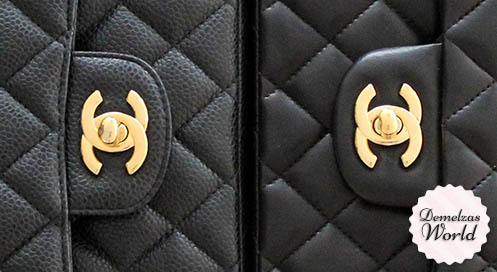 Chanel - Caviar vs Lambskin 3